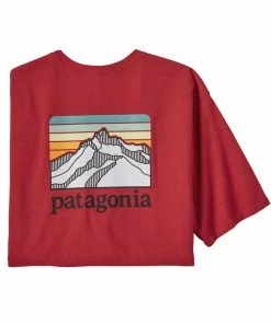Patagonia Men's Line Logo Ridge Pocket Responsibili-Tee