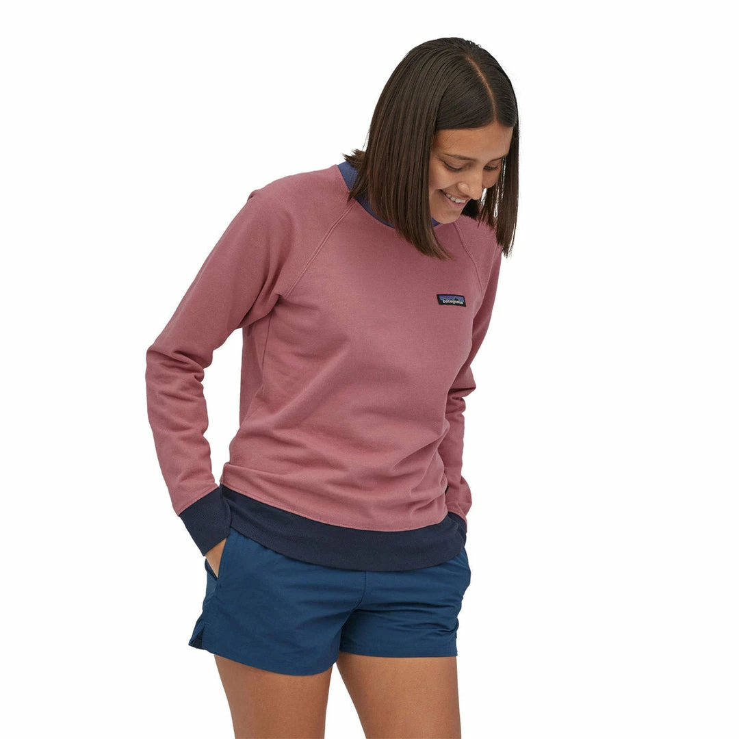 Patagonia Women's P-6 Label Organic Crew Sweatshirt 10 Patagonia Women's P-6 Label Organic Crew Sweatshirt