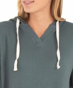 Free Fly Women's Bamboo Waffle Hoody