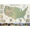 National Geographic Maps Wall Map: National Parks Of The United States, Tubed Camp & Hike