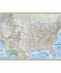 National Geographic Maps Wall Map: United States Classic, Tubed