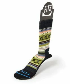 FITS Women's Casual Aztec Crew Socks