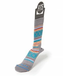 FITS Women's Casual Aztec Crew Socks