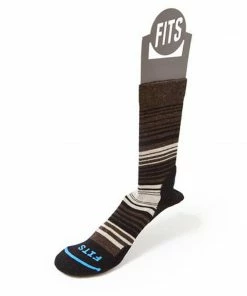 FITS Women's Casual Infinity Stripe Crew Socks