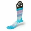 FITS Women's Casual Infinity Stripe Crew Socks