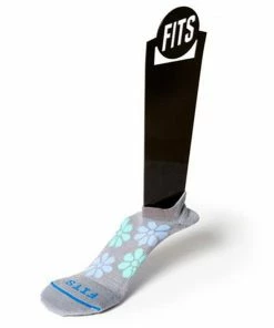 FITS Women's Light Runner Floral No Show Socks