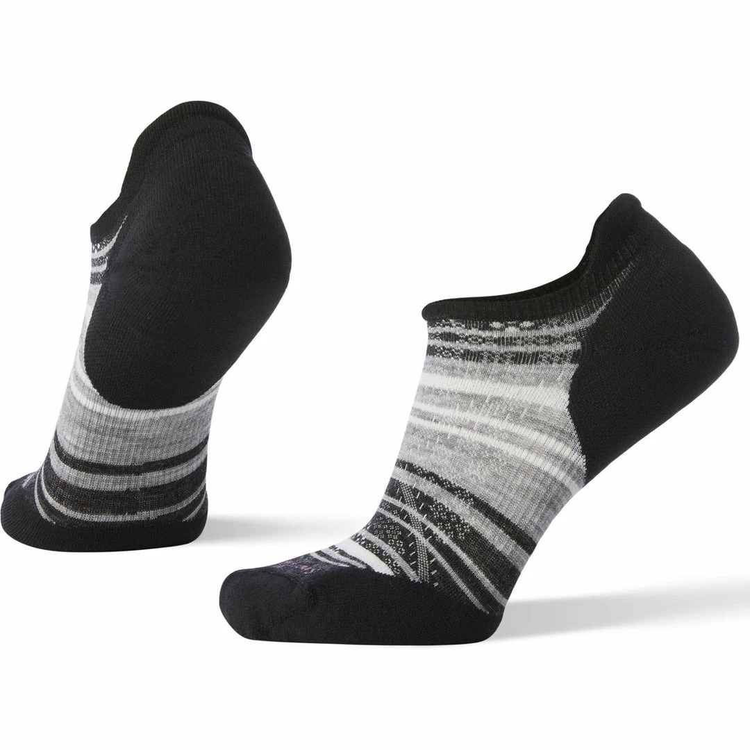 Smartwool Women's PhD Run Light Elite Striped Micro Socks 6 Smartwool Women's PhD Run Light Elite Striped Micro Socks
