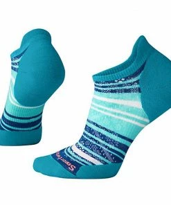 Smartwool Women's PhD Run Light Elite Striped Micro Socks
