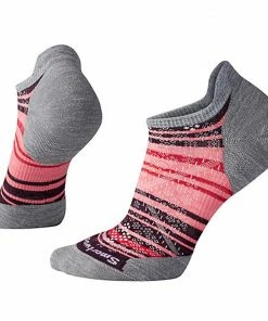 Smartwool Women's PhD Run Light Elite Striped Micro Socks 8 Smartwool Women's PhD Run Light Elite Striped Micro Socks
