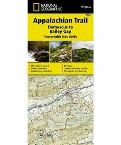 National Geographic Maps Appalachian Trail Map, Damascus To Bailey Gap [Virginia] Camp & Hike