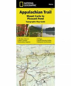 National Geographic Maps Appalachian Trail Map, Mount Carlo To Pleasant Pond [Maine] Camp & Hike