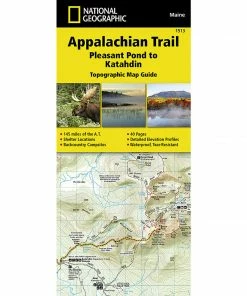 National Geographic Maps Appalachian Trail Map, Pleasant Pond To Katahdin [Maine]