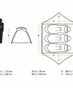 NEMO Equipment Aurora 3-Person Backpacking Tent & Footprint