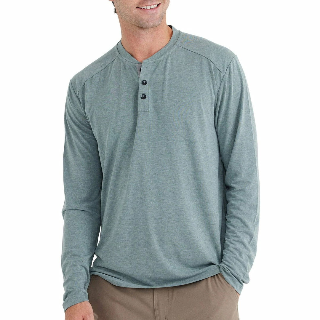 Free Fly Men's Bamboo Flex Henley 21 Free Fly Men's Bamboo Flex Henley