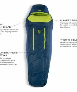 NEMO Equipment Camp & Hike Men's Forte 20 Synthetic Sleeping Bag - Regular
