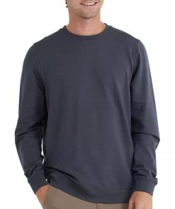 Free Fly Men's Bamboo Heritage Fleece Crew