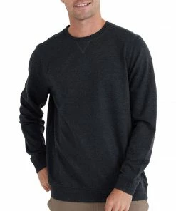 Free Fly Men's Bamboo Heritage Fleece Crew