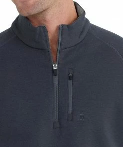 Free Fly Men's Bamboo Heritage Fleece Quarter Zip