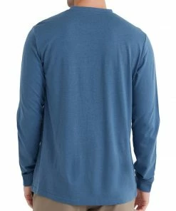 Free Fly Men's Bamboo Heritage Pocket Long Sleeve