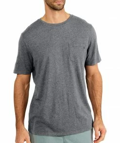 Free Fly Men's Bamboo Heritage Pocket Tee