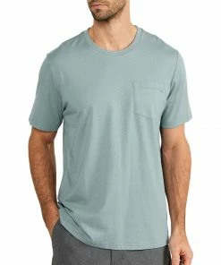 Free Fly Men's Bamboo Heritage Pocket Tee