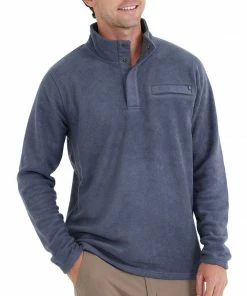 Free Fly Men's Bamboo Polar Fleece Snap Pullover