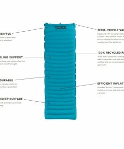 NEMO Equipment Quasar 3D Non-Insulated Sleeping Pad - Regular Wide Camp & Hike