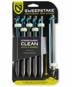 NEMO Equipment Sweepstake Lightweight Tent Stakes 6-Pack Camp & Hike