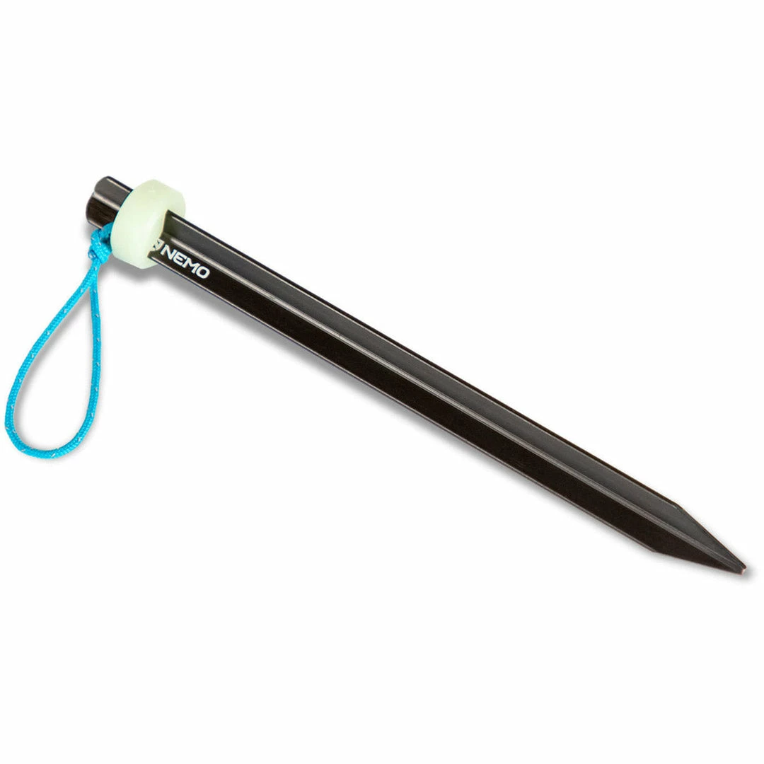 NEMO Equipment Sweepstake Lightweight Tent Stakes 6-Pack Camp & Hike 5 NEMO Equipment Sweepstake Lightweight Tent Stakes 6-Pack Camp & Hike