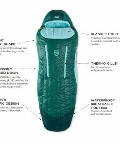 NEMO Equipment Women's Disco 30 Down Sleeping Bag - Long Camp & Hike