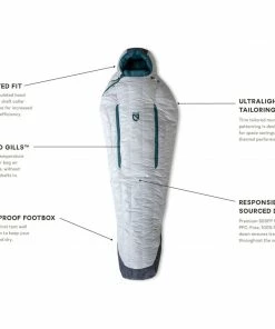 NEMO Equipment Women's Kayu 15 Down Sleeping Bag - Regular Camp & Hike